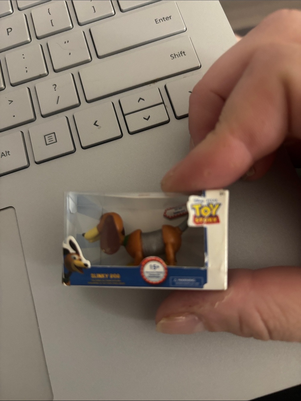 Disney Toy Story Slinky Dog Mini Figure - Brown & Silver
